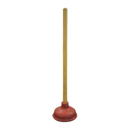 Plunger,Wood And Rubber,Fit Most Toilets