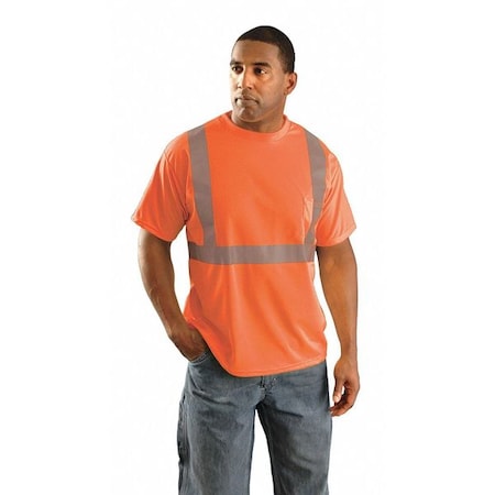 T-Shirt,Mens,L,Orange