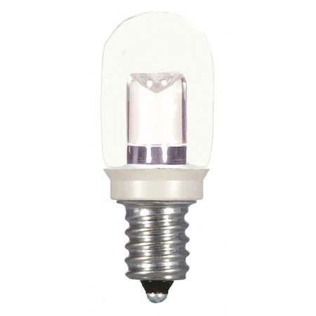 Bulb,LED,0.8W,120V,T6,Base E12,27K