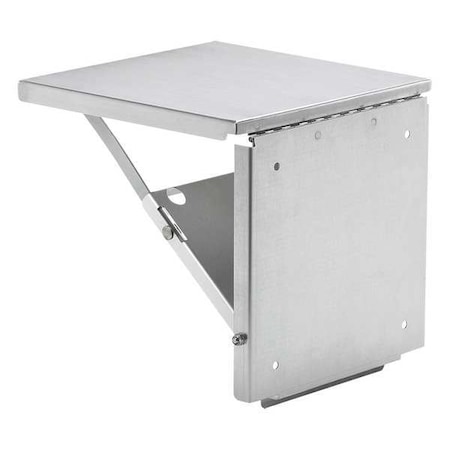 Folding Shelf,SS,18in.Hx18in.Lx1in.W