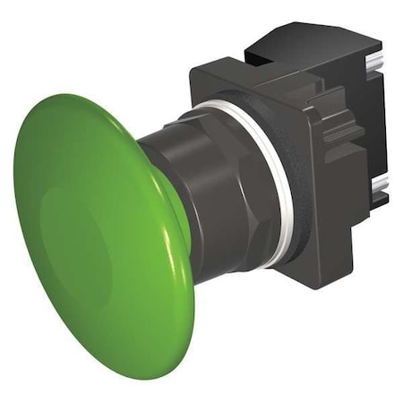 Non-Illuminated Push Button, 30 Mm, 1NO, Green