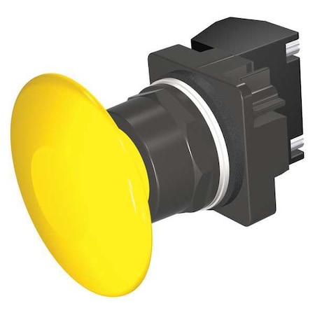 Non-Illuminated Push Button, 30 Mm, 1NO, Yellow