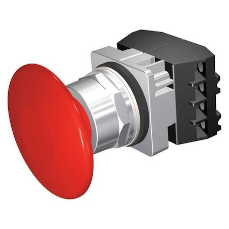 Non-Illuminated Push Button, 30 Mm, 2NO, Red