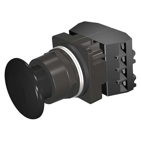 Non-Illuminated Push Button, 30 Mm, 2NC, Black