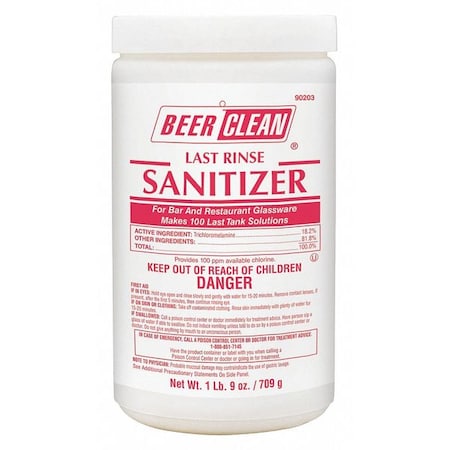 Sanitizer, 25 Oz. Bottle, Unscented