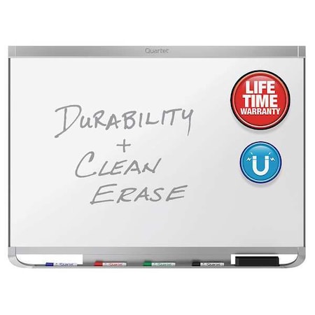 36x48 Magnetic Porcelain Whiteboard, Aluminum Frame