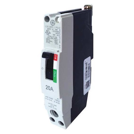 Molded Case Circuit Breaker, 50 A, 277V AC, 1 Pole, Bolt On Panelboard Mounting Style, TEY Series