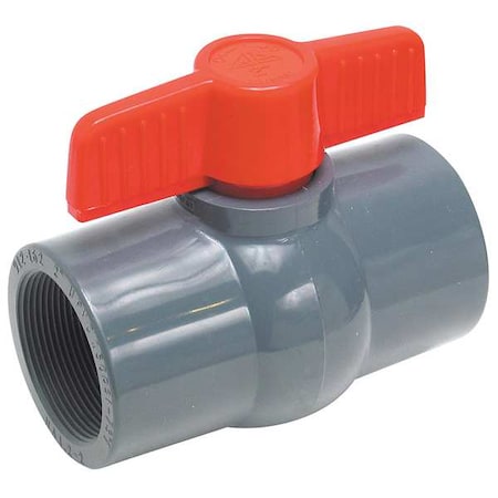 3/4 FNPT PVC Ball Valve Inline