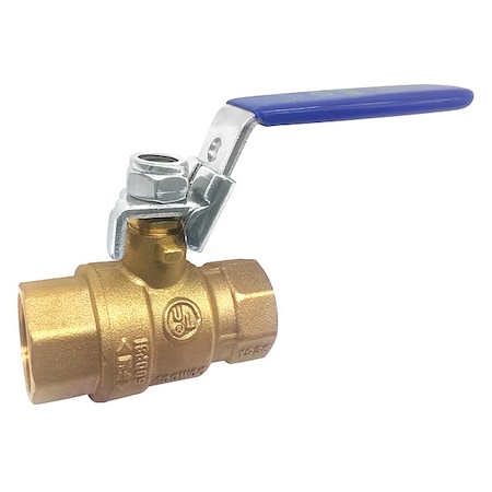 3/8 FNPT Brass Ball Valve Inline