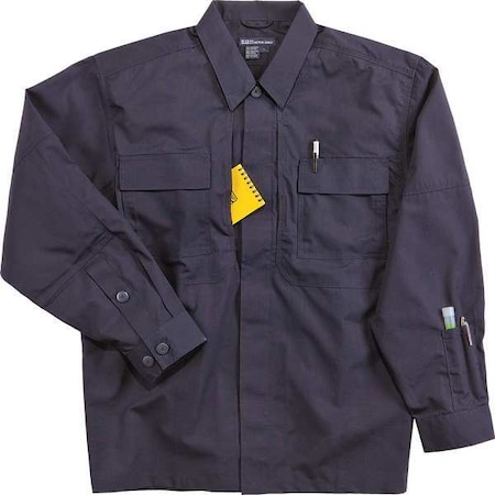 Taclite TDU Long Slv Shirt,L,Dark Navy