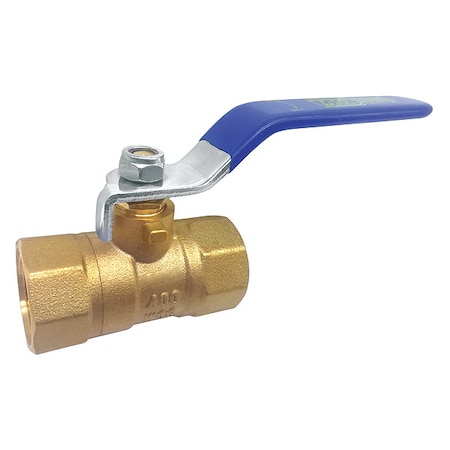 1/4 FNPT Brass Ball Valve Inline, Max. Pressure: 400 Psi CWP