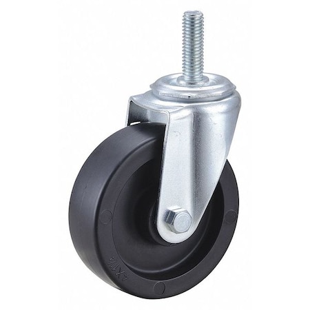 Swivel Stem Caster,Polyolfn,4 In,275 Lb.