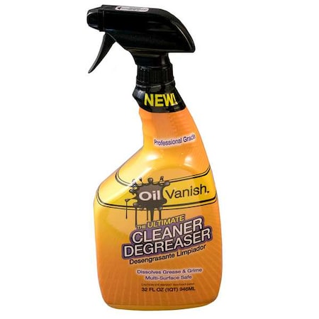 Liquid 1 Gal. Cleaner And Degreaser, Trigger Spray Bottle 4 PK