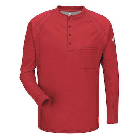 FR Polo Shirt,Rd,3XL,Long,Button