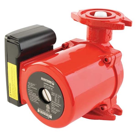 Hot Water Circulating Pump, 5/16 Hp, 230V, 1 Phase, Flange Connection