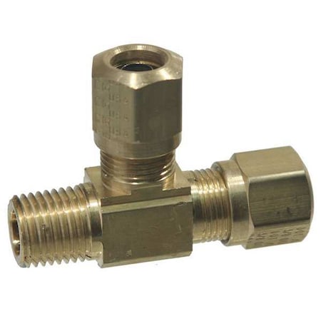 Male Run Tee,150psi,Brass