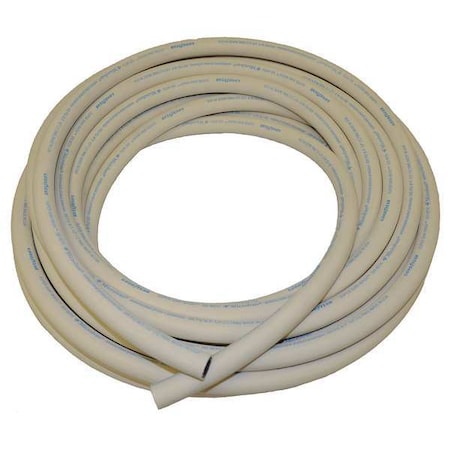 3/4 ID X 100 Ft EPDM Bulk Food Hose WT