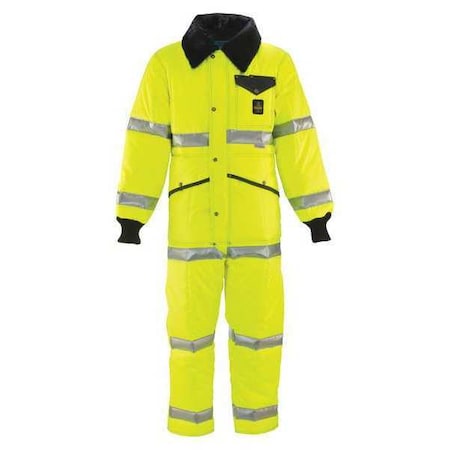 Coverall Hivis Coverall Lime 5Xl Tall