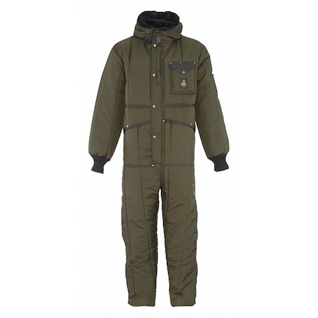 Coverall Suit With Hood Sage 2Xl