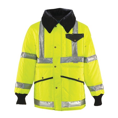 High-visibility Lime Hi-Vis Jacket Size M Tall