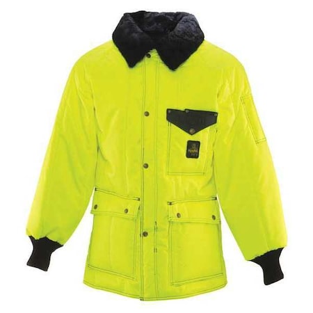 High-visibility Lime Hi-Vis Jacket Size L Tall