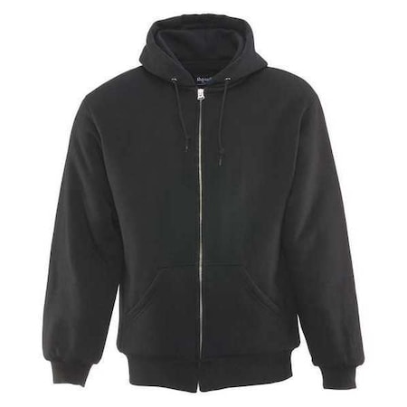 Sweatshirt Insulated Quilted Black Small
