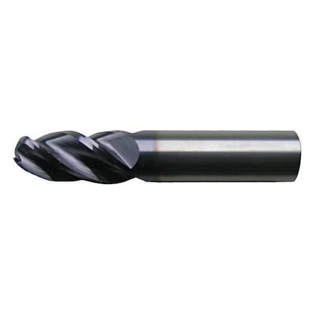 4-Flute Carbide HP VI Ball Nose End Mill CTD CEM-V-4B-TA AP/MAX 3/4x3/4x1-1/2x4