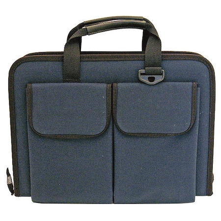 Master Tech Sewn Case 15.63X11.25X2.5, Nylon, Blue, 2.5 Height