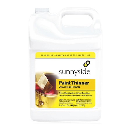 Paint Thinner,Plastic Jug,2.5 Gal.