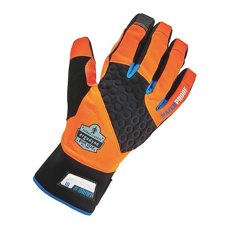 Thermal Waterproof Utility Gloves, S Orange