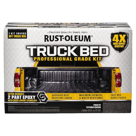 Truck Bed Coating,Black,128 Oz