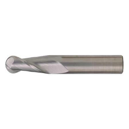 2-Flute Carbide Ball Nose Single End GP End Mill Cleveland CEM-SE-2B-TA TiAlN 1/2x1/2x2x4