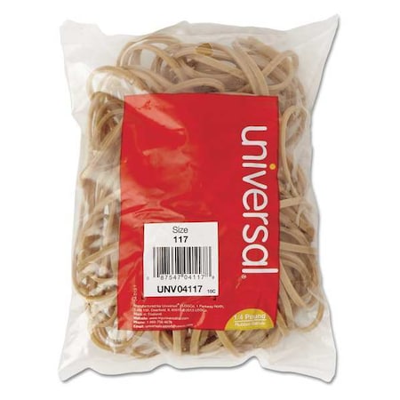 Rubber Band,7 In.,Size 117,Beige,PK50