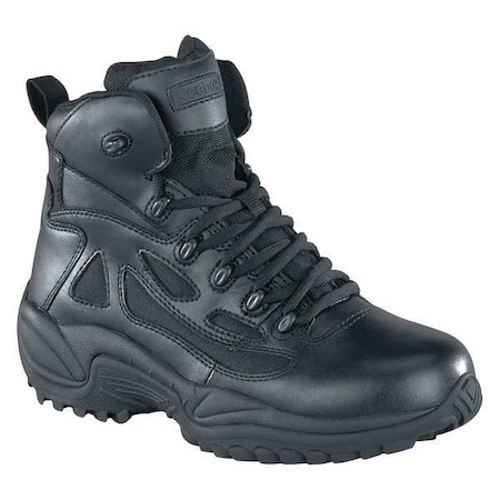 Tactical Boots,7-1/2M,Plain,6in,Black,PR