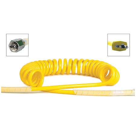 Single Coil Hose,6 Ft.,Chemtron Air Conn