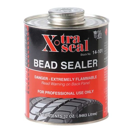Bead Sealer, Tire Mounting, Can, 32 Oz, Liquid, Black