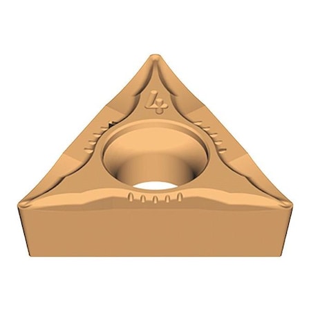 Triangle Turning Insert, Triangle, 5/32 In, TCMT, 0.008 In, Carbide