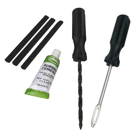 Screwdriver Handle Tire Repair Kit,6 Pc.