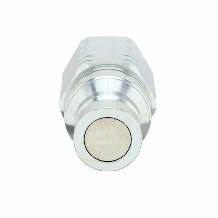 Hydraulic Quick Connect Hose Coupling, Steel Body, Push-to-Connect Lock, 3/4-14 Thread Size