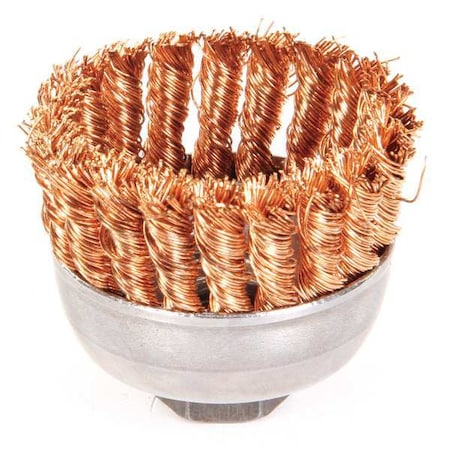 Single Row Knot Wire Cup Wire Brush, 2-3/4