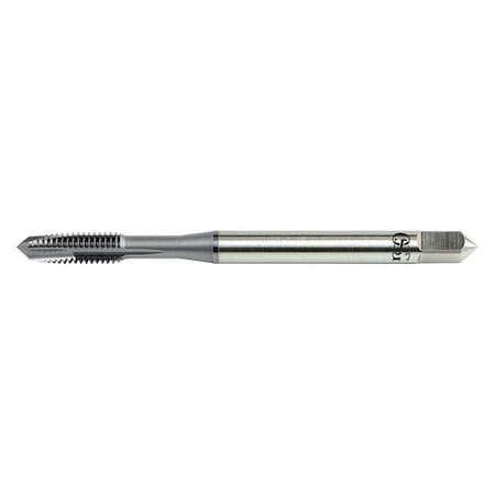 Spiral Point Tap, M12-1.75, Plug, Metric Coarse, 3 Flutes, Nitride