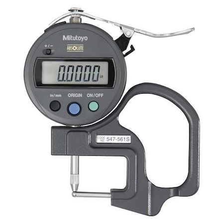 Thickness Gage,Steel,0 To 0.47 Range