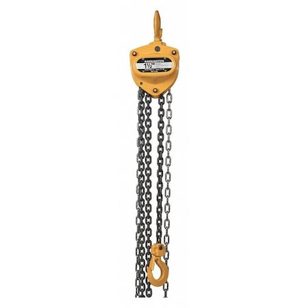 Manual Chain Hoist,10 Ft.Lift