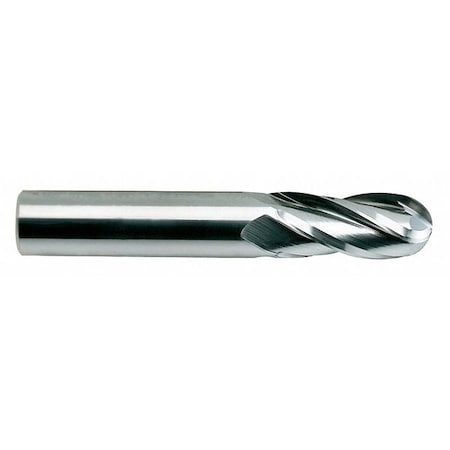 Solid Carb End Mill,1/4in.Diax2-1/2L In