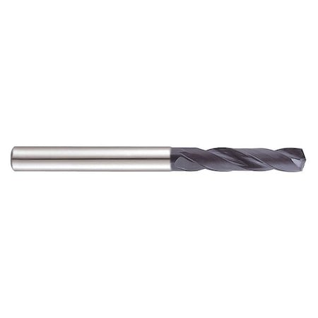 Carbide Drills,1/4in.,Flute 1-5/8in.