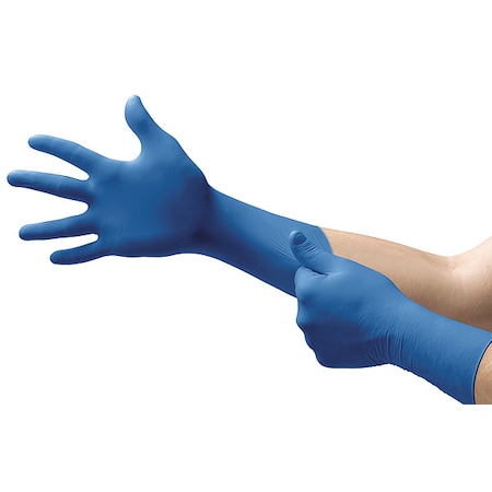 Exam Gloves, Nitrile, Powder Free, Blue, XS, 100 PK