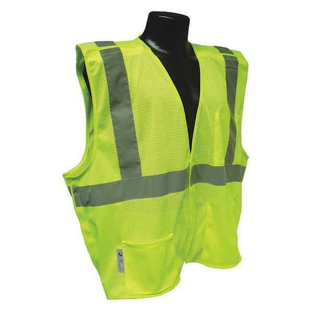 2XL High Visibility Vest, Silver