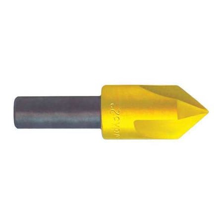 Countersink,3 FL,60 Deg.,2in,HSS,TiN