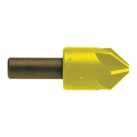 Countersink,6 FL,90 Deg,1/2,Cobalt,TiN