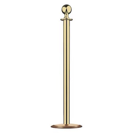 Sphere Top Post,Polished Brass,Universal